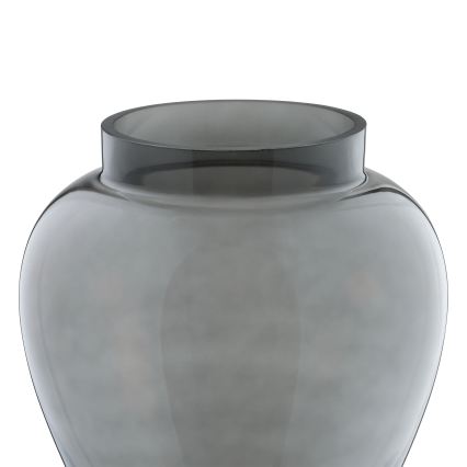 Eglo 421211 - glazen vaas ASINDRO 23,5 x 22 cm zwart/rookglas