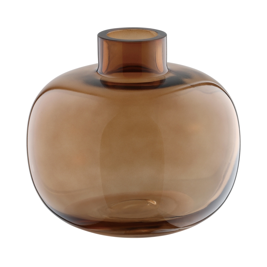 Eglo 421213 - Glazen vaas SIRANANA 11,8x13 cm bruin/rookglas