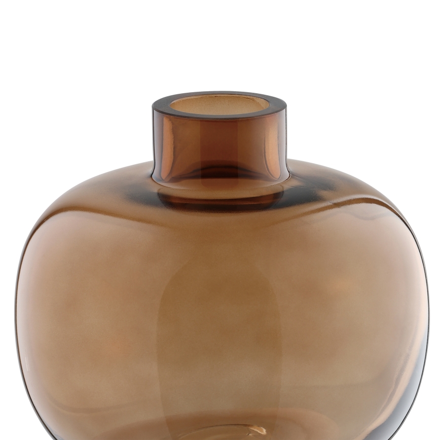 Eglo 421213 - Glazen vaas SIRANANA 11,8x13 cm bruin/rookglas