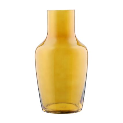Eglo 421223 - Glazen vaas SIRANANA 25x13,3 cm geel/rookkleurig