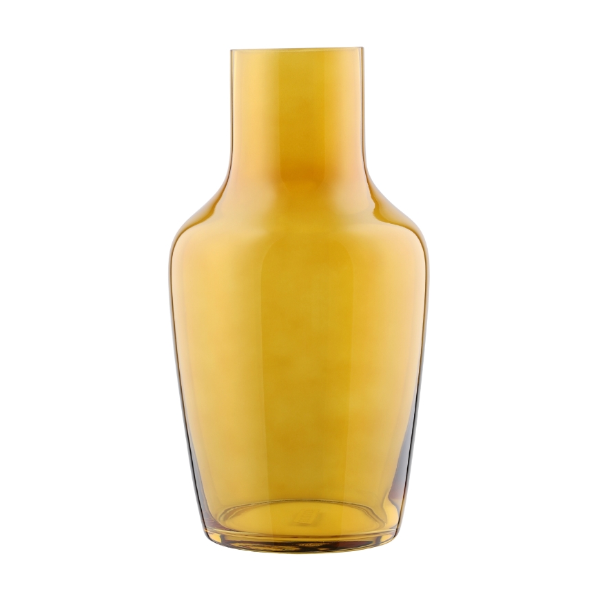 Eglo 421223 - Glazen vaas SIRANANA 25x13,3 cm geel/rookkleurig