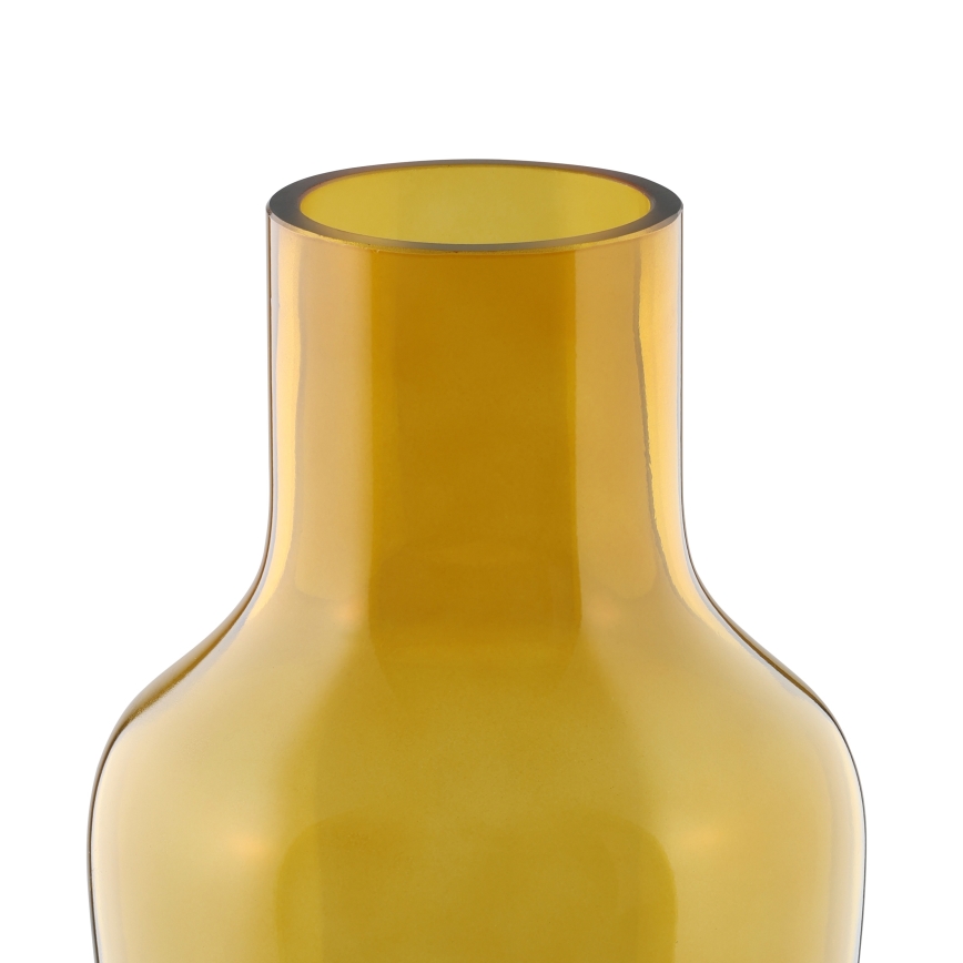 Eglo 421223 - Glazen vaas SIRANANA 25x13,3 cm geel/rookkleurig