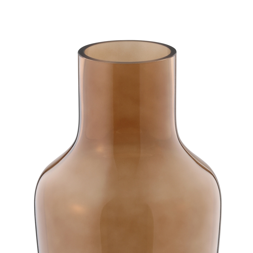 Eglo 421224 - Glazen vaas SIRANANA 25x13,3 cm bruin/rookkleurig