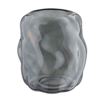 Eglo 421239 - Glazen vaas MAROSAVA 23x20 cm zwart/rookkleurig