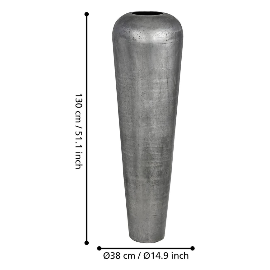 Eglo 421334 - MIYAZAKI metalen vaas 130x38 cm grijs