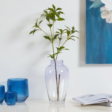 Eglo 421356 - Glazen vaas KENYASI 27x15,5 cm paars