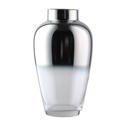 Eglo 421359 - Glazen vaas KENYASI 27 x 15,5 cm, glanzend chroom