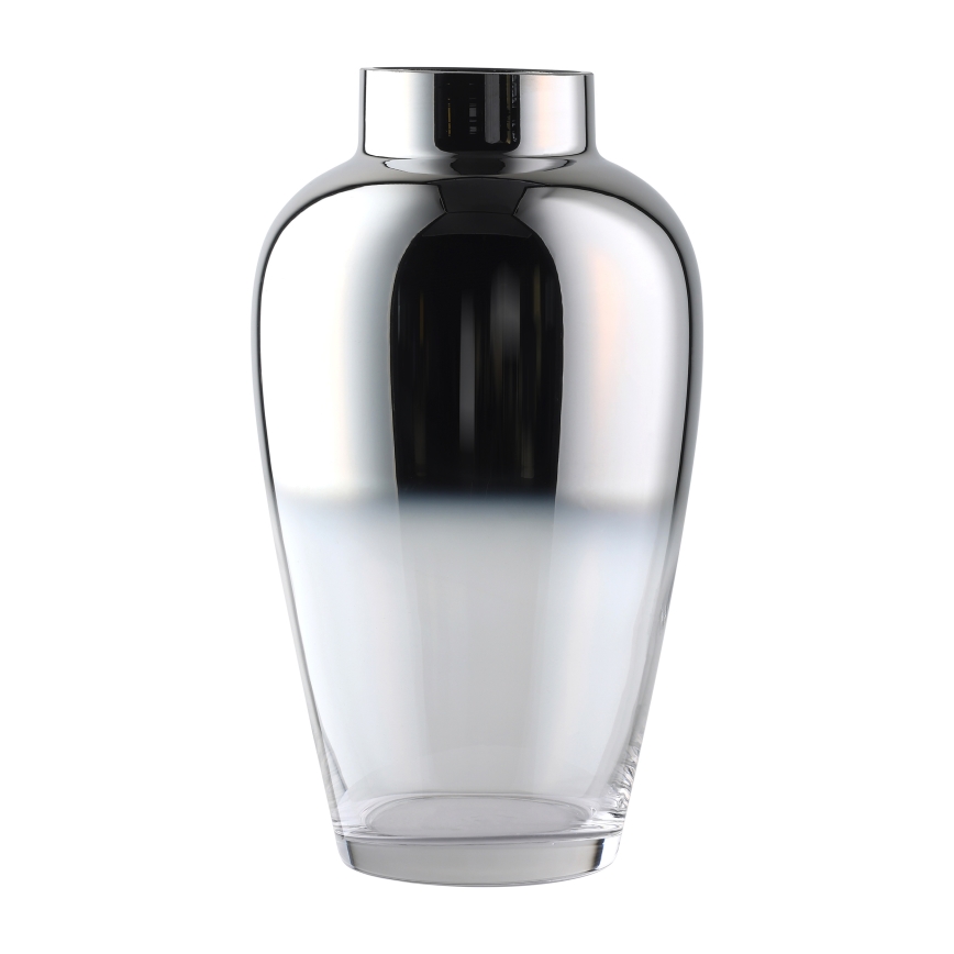 Eglo 421359 - Glazen vaas KENYASI 27 x 15,5 cm, glanzend chroom