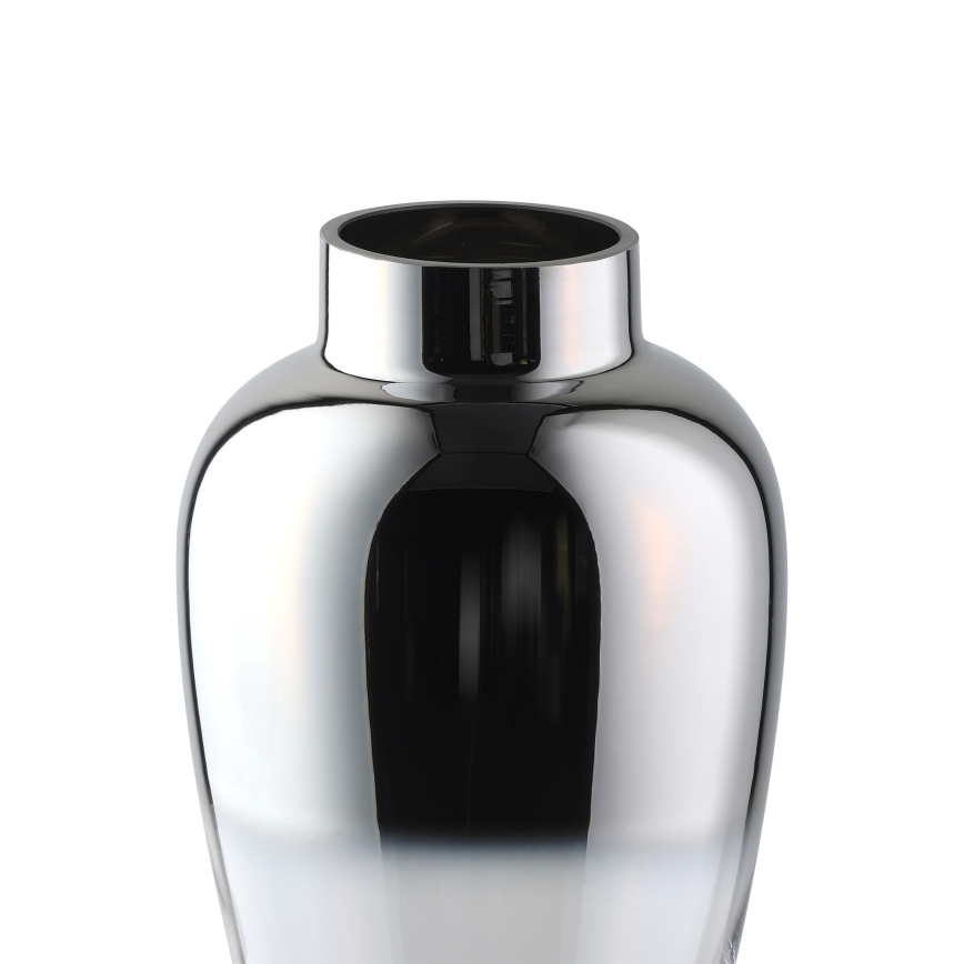 Eglo 421359 - Glazen vaas KENYASI 27 x 15,5 cm, glanzend chroom