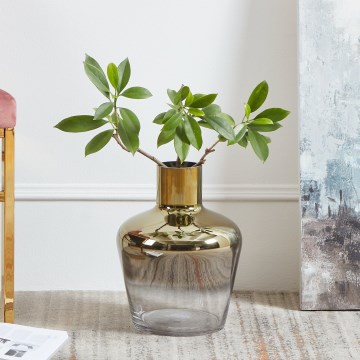 Eglo 421368 - SAMUNTAI glazen vaas 32x25 cm goud