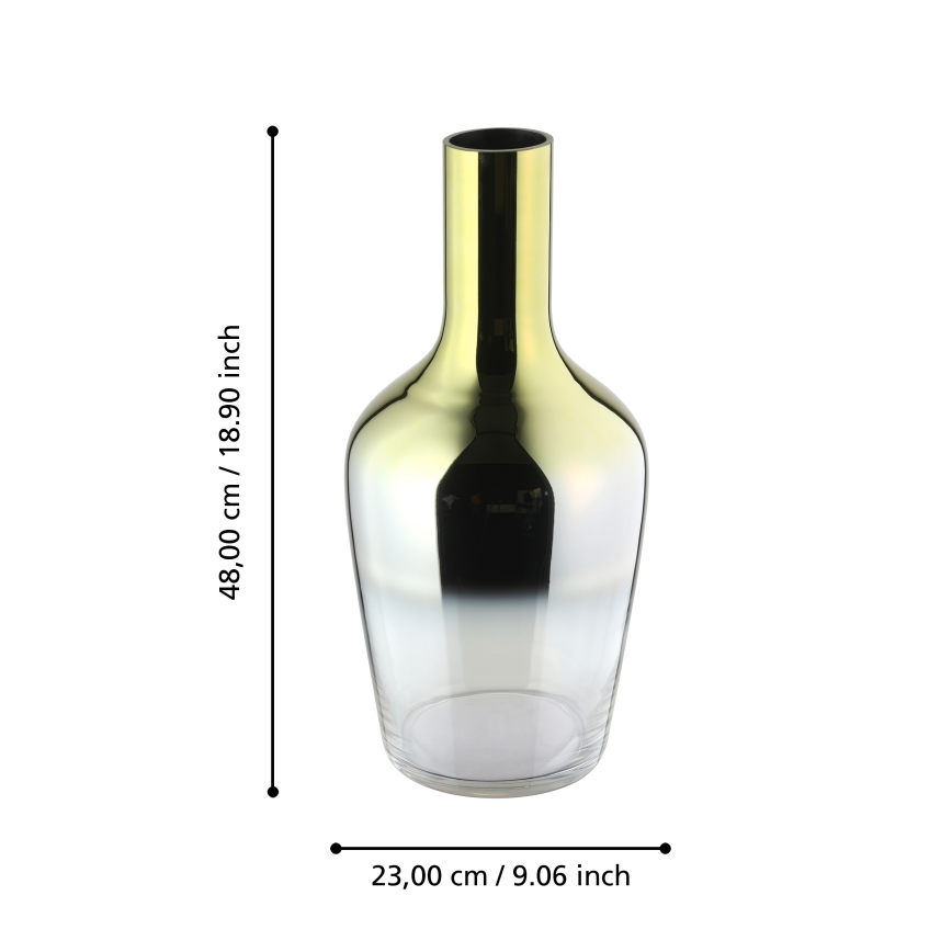 Eglo 421372 - Glazen vaas SAMUNTAI 48x23 cm goud