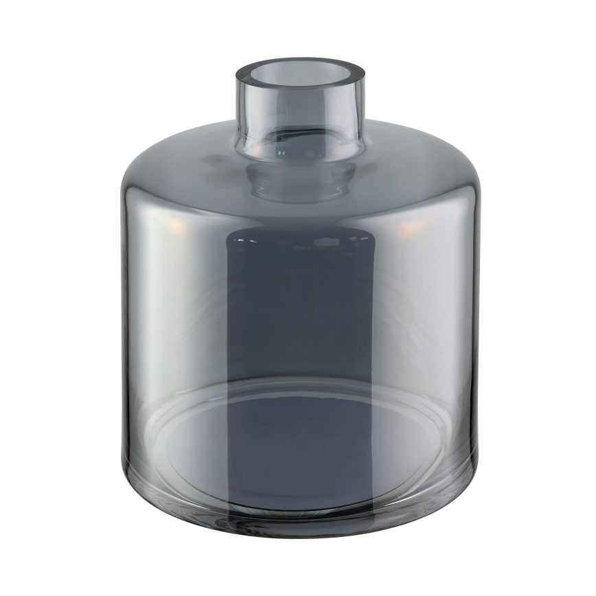 Eglo 421385 - Glazen vaas NABAS 24,5x21 cm zwart/rookglas