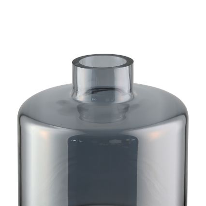 Eglo 421385 - Glazen vaas NABAS 24,5x21 cm zwart/rookglas