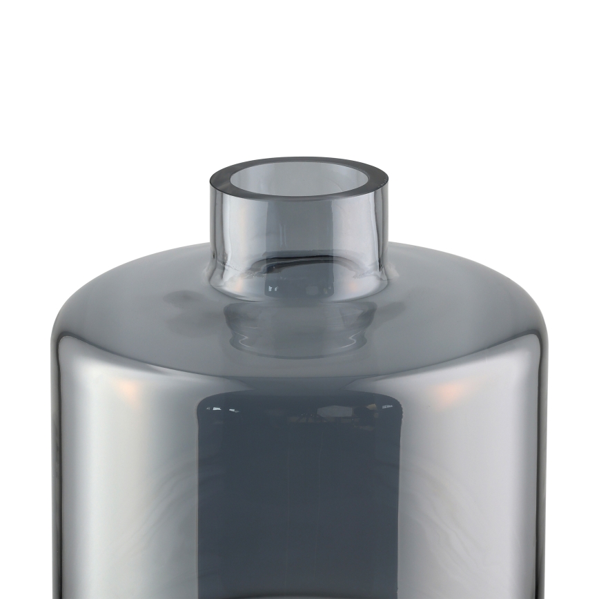 Eglo 421385 - Glazen vaas NABAS 24,5x21 cm zwart/rookglas