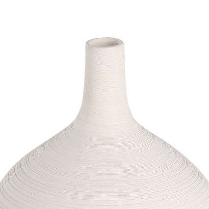 Eglo - Vaas van keramiek 22x16 cm wit/goud