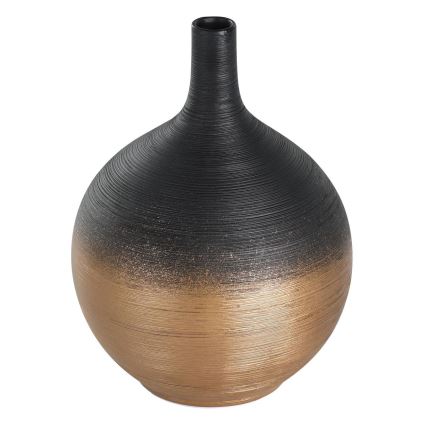Eglo - Vaas van keramiek 22x16 cm zwart/goud
