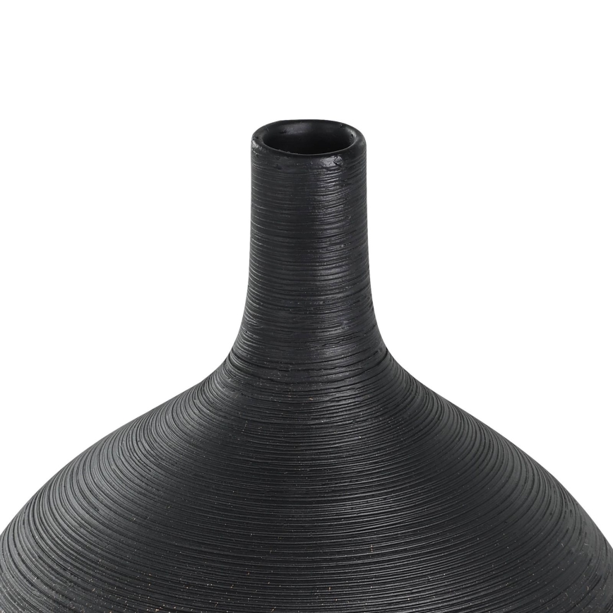 Eglo - Vaas van keramiek 22x16 cm zwart/goud