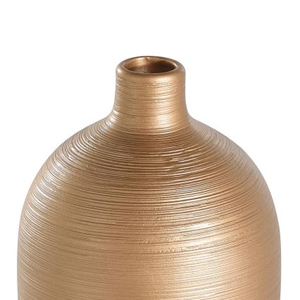 Eglo - Vaas van keramiek 28x15 cm wit/goud