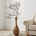 Eglo 421633 - Metalen vaas LENGGENG 71,5 x 25 cm goudkleurig