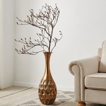 Eglo 421633 - Metalen vaas LENGGENG 71,5 x 25 cm goudkleurig