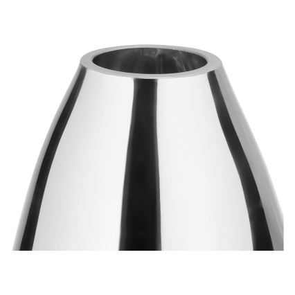 Eglo 421682 - Glazen vaas XIPORAI 28,5x14,5 cm glanzend chroom