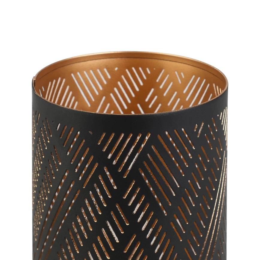 Eglo - Kandelaar 15x10 cm zwart/goud