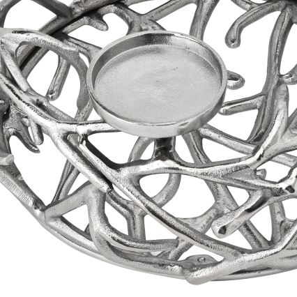 Eglo - Kandelaar 13,5x35 cm zilver