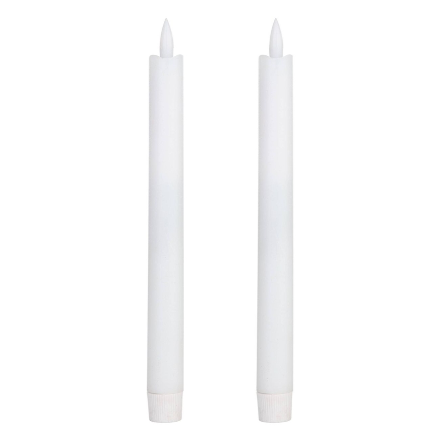 Eglo - SET van 2x LED-kaars LED/1xAAA 24,5 cm wit
