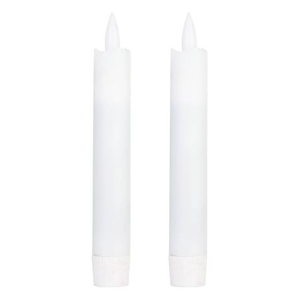 Eglo - SET 2x LED-kaars LED/1xAAA 15 cm wit