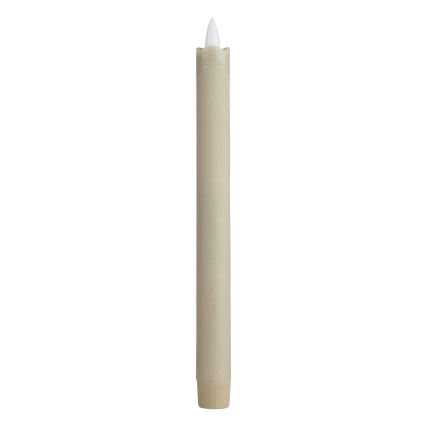 Eglo - SET van 2x LED-kaars LED/1xAAA 24,5 cm beige