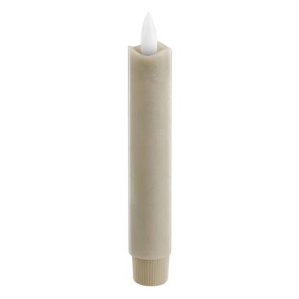 Eglo - SET van 2x LED-kaars LED/1xAAA 15 cm beige