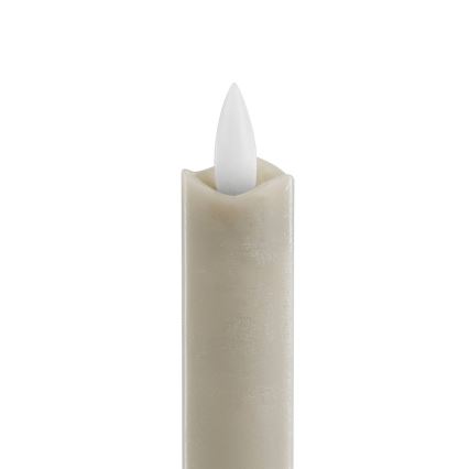 Eglo - SET van 2x LED-kaars LED/1xAAA 15 cm beige