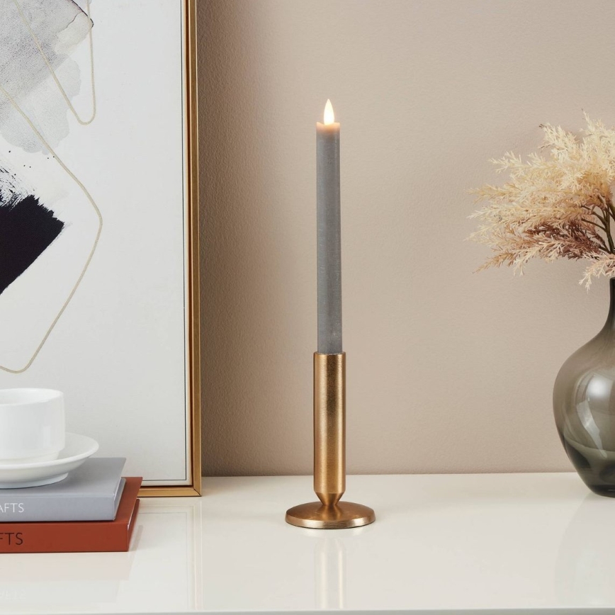 Eglo - SET 2x LED Candle LED/1xAAA 24,5 cm grijs
