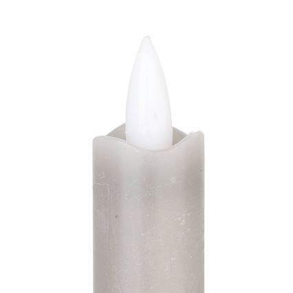 Eglo - SET 2x LED Candle LED/1xAAA 24,5 cm grijs