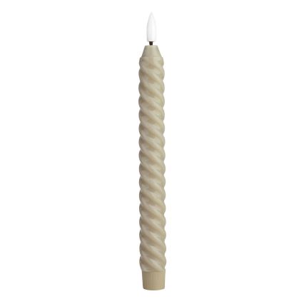 Eglo - SET 2x LED-kaars LED/1xAAA 24,5 cm beige