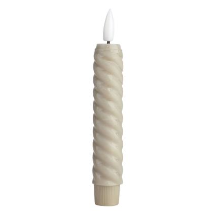 Eglo - SET van 2x LED-kaars LED/1xAAA 15 cm beige