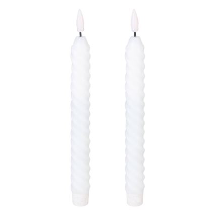 Eglo - SET 2x LED Candle LED/1xAAA 25 cm wit