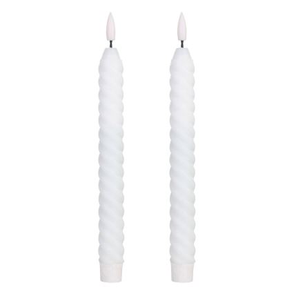 Eglo - SET 2x LED Candle LED/1xAAA 25 cm wit