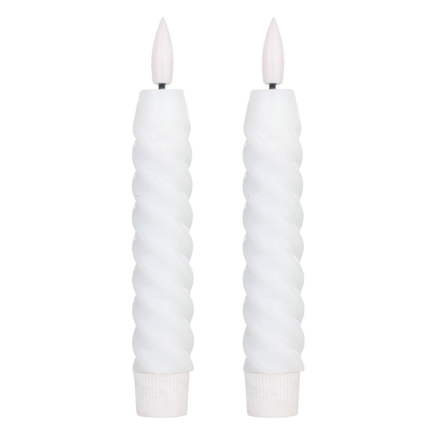Eglo - SET 2x LED-kaars LED/1xAAA 15 cm wit