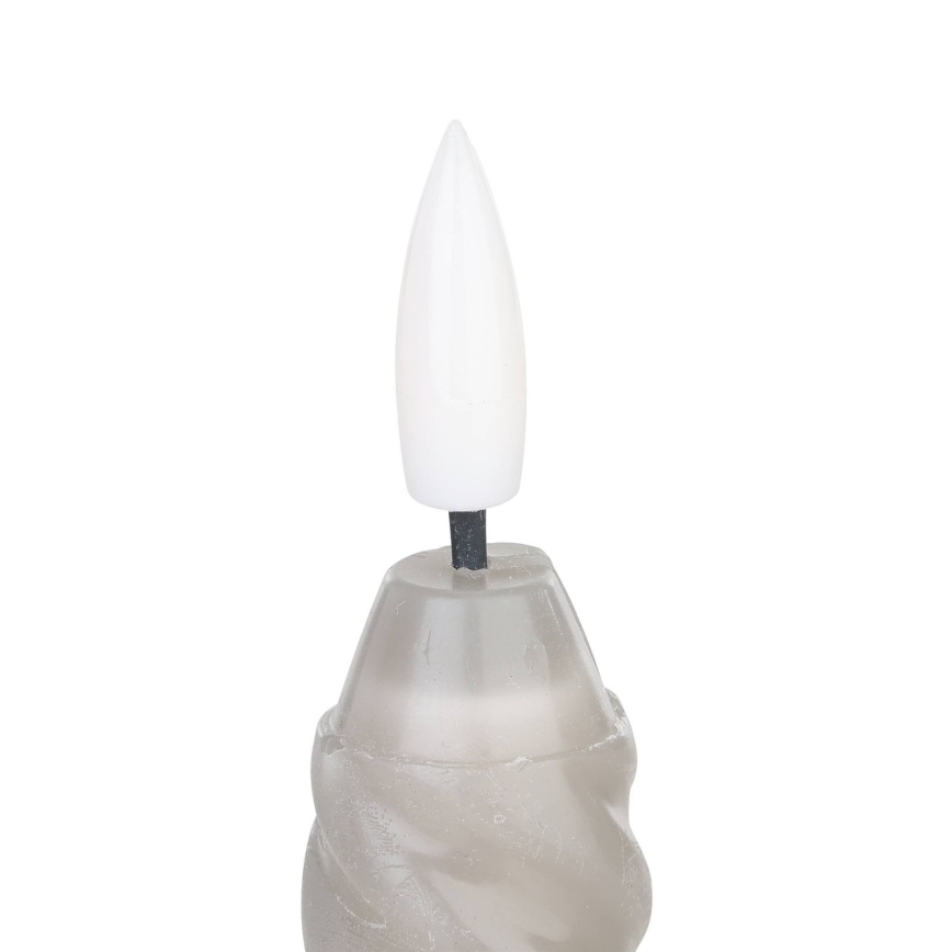 Eglo - SET 2x LED Candle LED/1xAAA 25 cm grijs