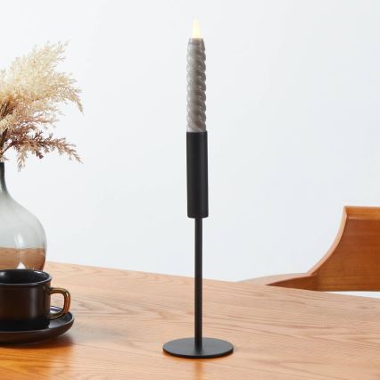 Eglo - SET 2x LED Candle LED/1xAAA 15 cm grijs