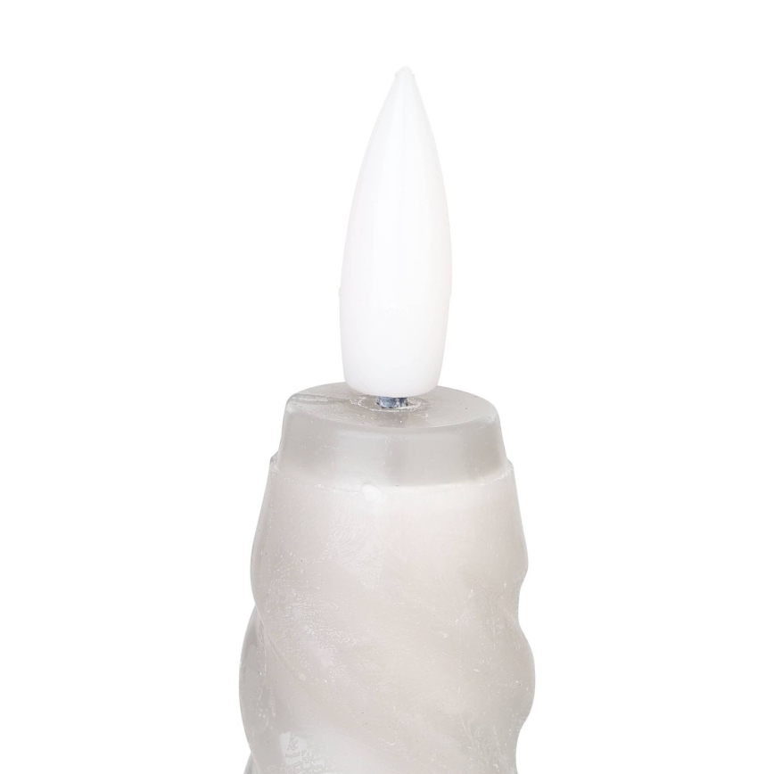 Eglo - SET 2x LED Candle LED/1xAAA 15 cm grijs