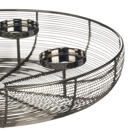 Eglo - Kandelaar diameter 45 cm glanzend chroom