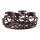 Eglo 422731 - Kaarsenhouder OROQUIETA 13,5x35 cm bruin