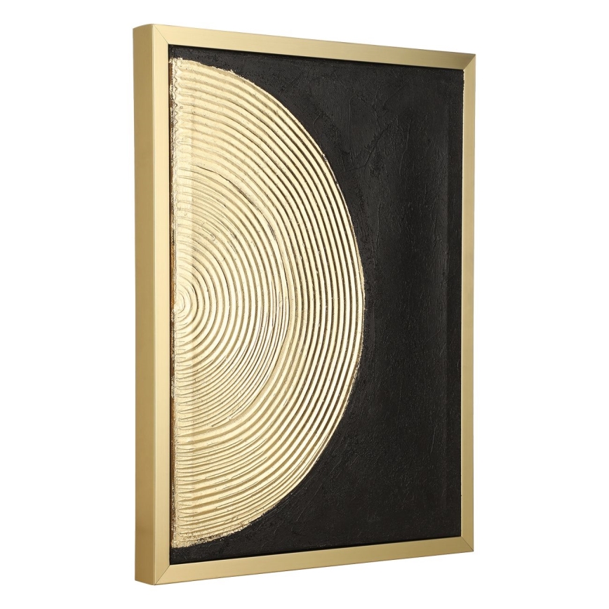Eglo - SET 2x Schilderen op doek 43x33 cm zwart/goud