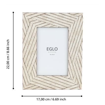 Eglo - Fotolijst 10x15 cm beige