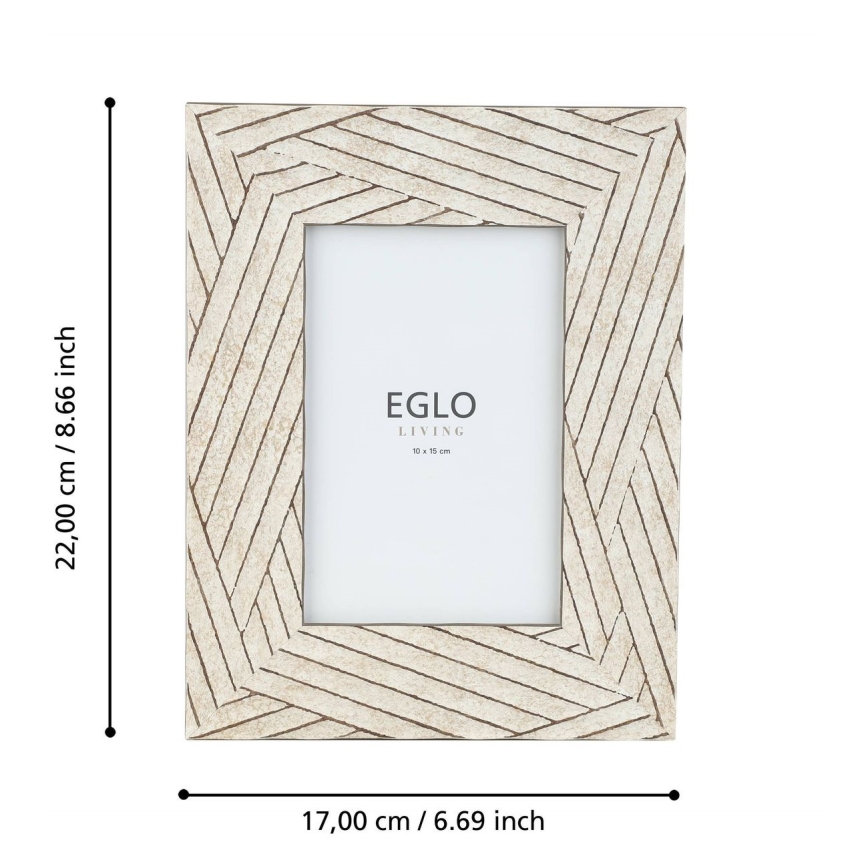 Eglo - Fotolijst 10x15 cm beige