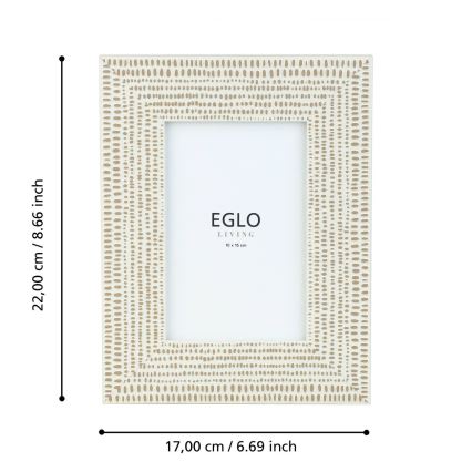 Eglo - Fotolijst 10x15 cm crème