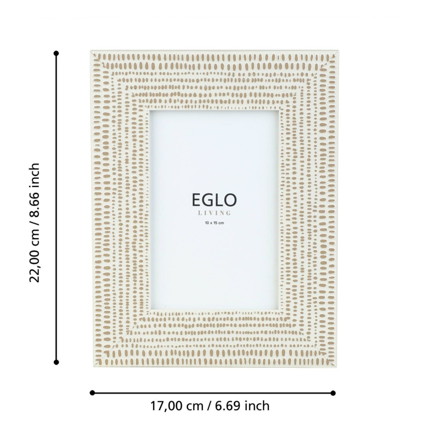 Eglo - Fotolijst 10x15 cm crème