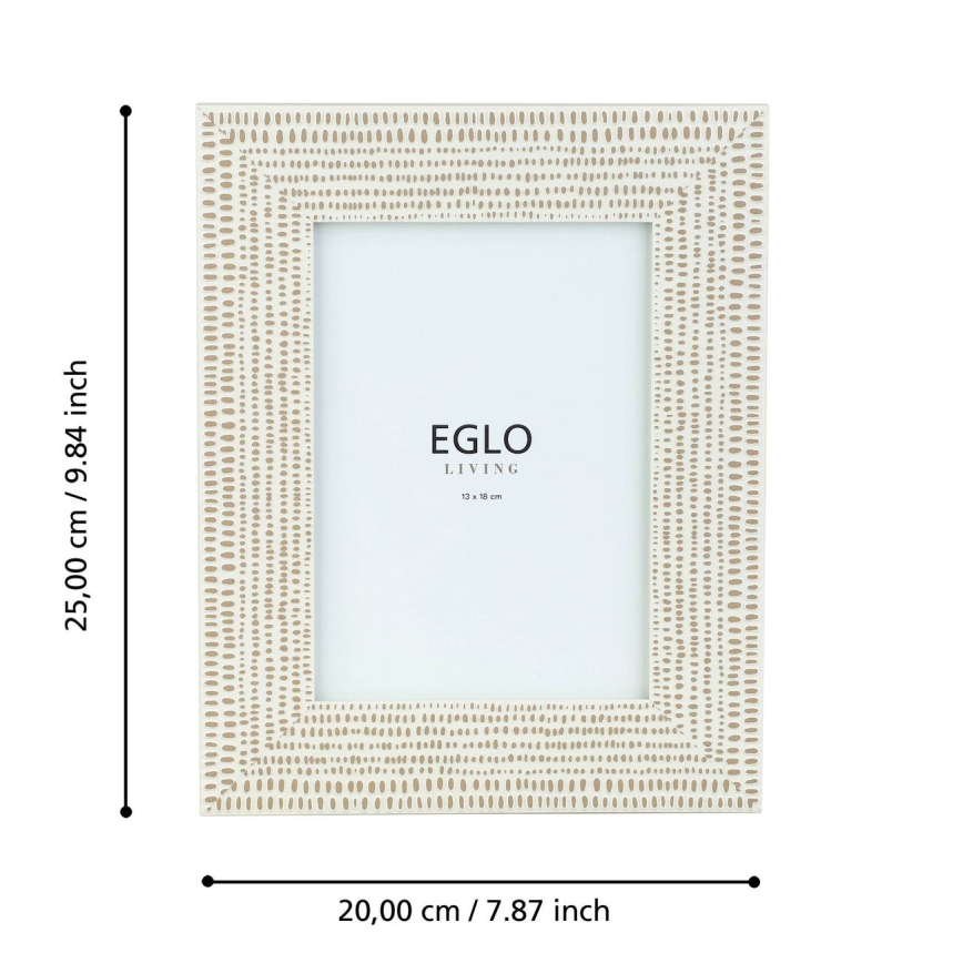 Eglo - Fotolijst 13x18 cm crème